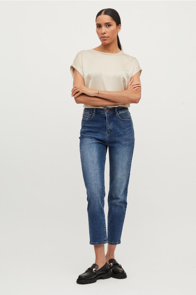 VIELLETTE S/S SATIN TOP - NOOS 14059563 CEMENT